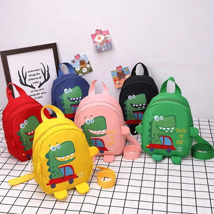 Cartoon Dinosaur Backpack for Kindergarten Boys & Gir - Oba Buy