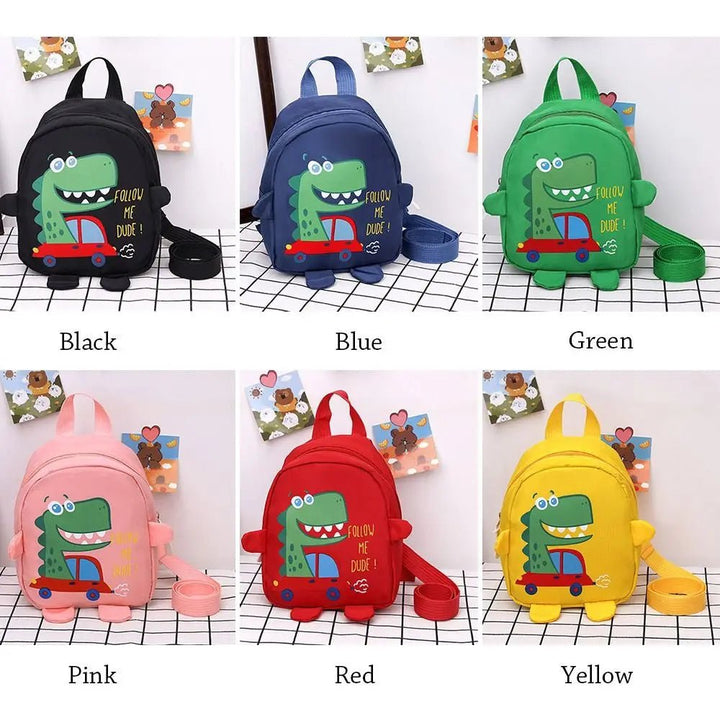 Cartoon Dinosaur Backpack for Kindergarten Boys & Gir - Oba Buy