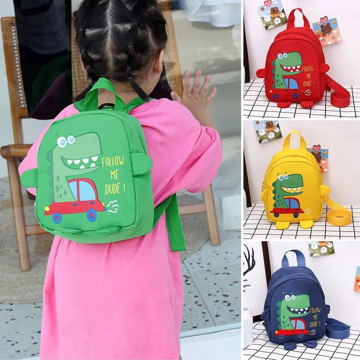 Cartoon Dinosaur Backpack for Kindergarten Boys & Gir - Oba Buy