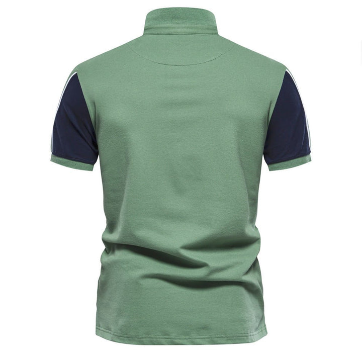 Fashion Casual Men's Short Sleeve Stitching - Oba Buy