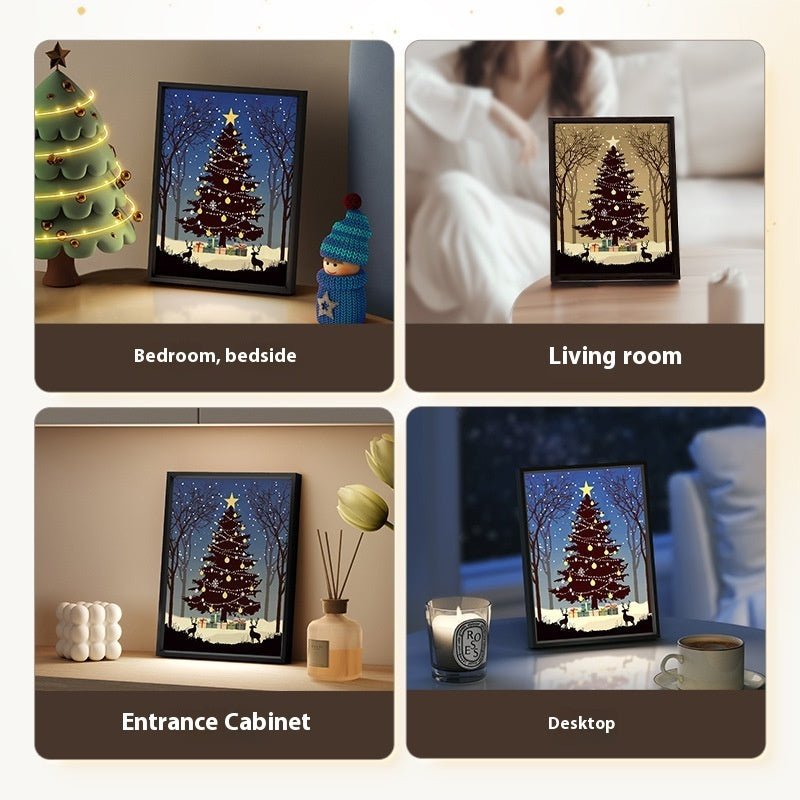 Christmas Tree Bluetooth Speaker - Luminous Art Ornament 2024 - Oba Buy