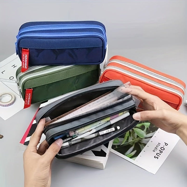 Creative Pencil Case for Large School Stationery Storage - Oba Buy