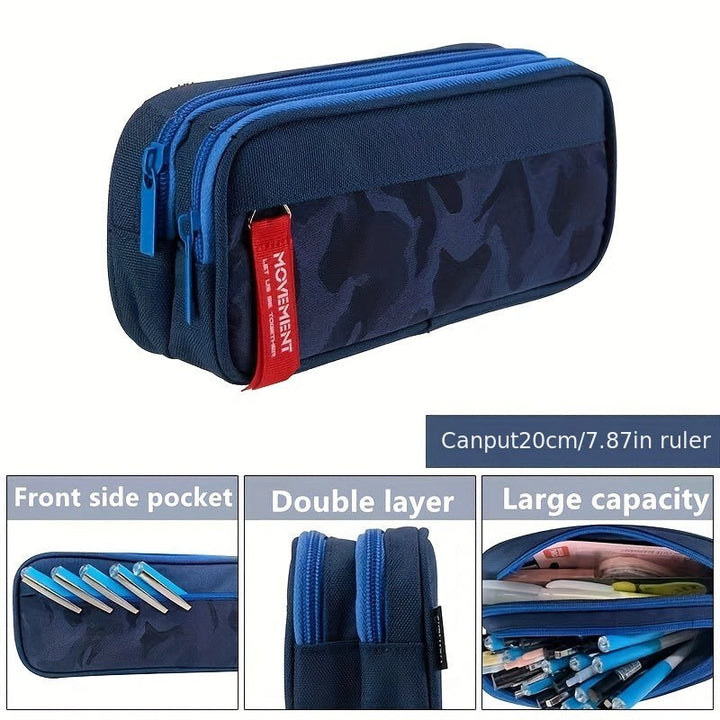 Creative Pencil Case for Large School Stationery Storage - Oba Buy