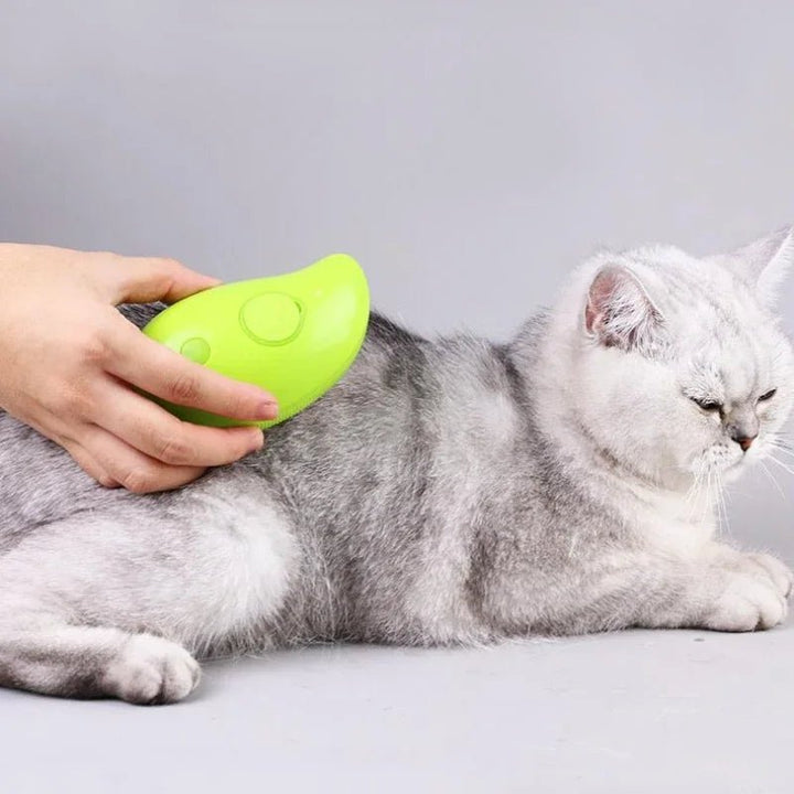 Electric Pet Brush - Cat/Dog Grooming, Massage & Hair Removal - Oba Buy