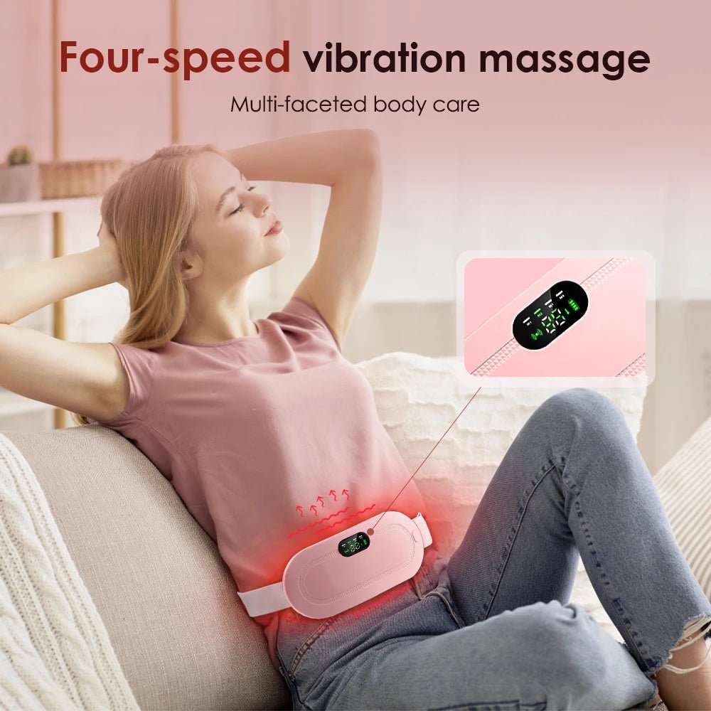 Electric Warm Belt for Menstrual and Stomach Pain Relief - Oba Buy