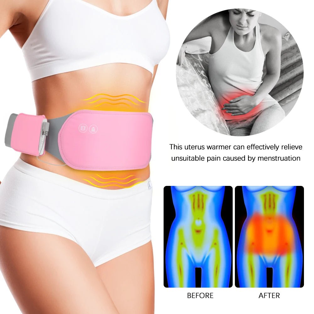 Electric Warm Belt for Menstrual and Stomach Pain Relief - Oba Buy