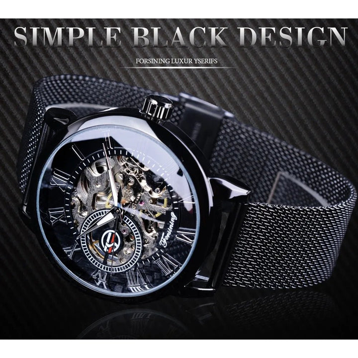 Forsining Retro Skeleton Sport Watch for Men - Top Luxury - Oba Buy