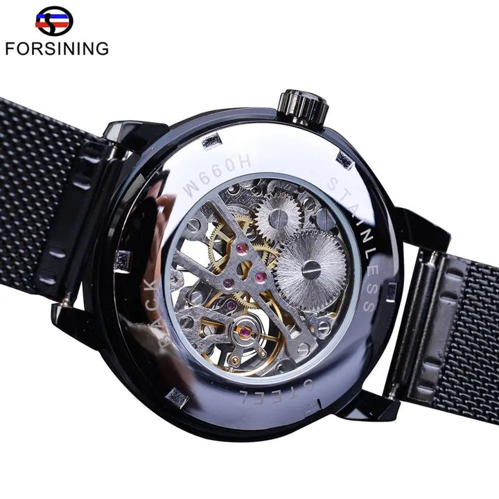 Forsining Retro Skeleton Sport Watch for Men - Top Luxury - Oba Buy