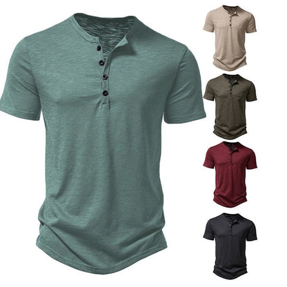 Men's Cross-border Casual Short-sleeved T-shirt - Oba Buy