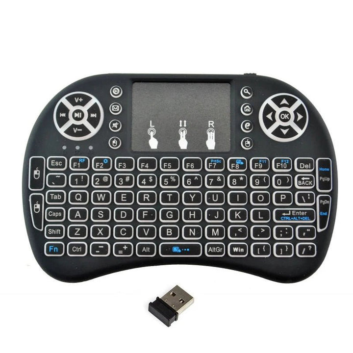 I8 Mini Wireless Keyboard: 7 Languages Air Mouse - Oba Buy