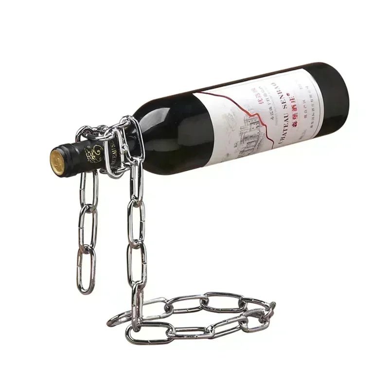 Magical Suspension Iron Chain Wine Rack for Kitchen & Bar - Oba Buy