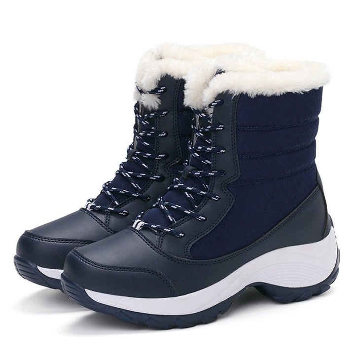 Plush Lined Snow Boots for Women – Cosy Winter Footwear - Oba Buy