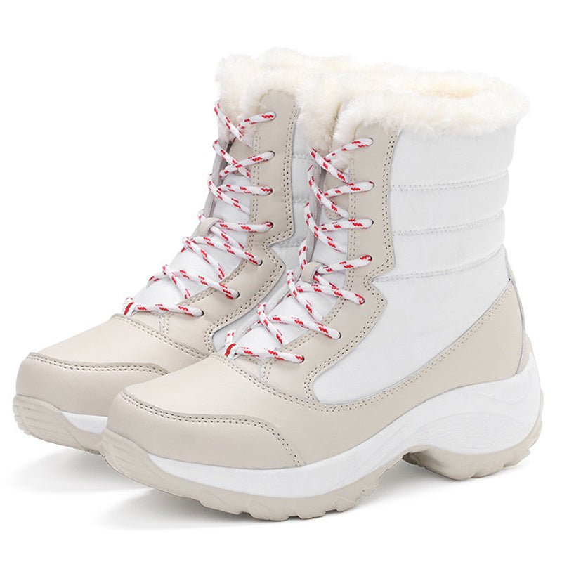 Plush Lined Snow Boots for Women – Cosy Winter Footwear - Oba Buy