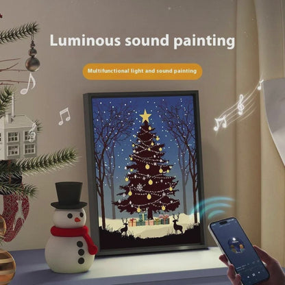 Christmas Tree Bluetooth Speaker - Luminous Art Ornament 2024