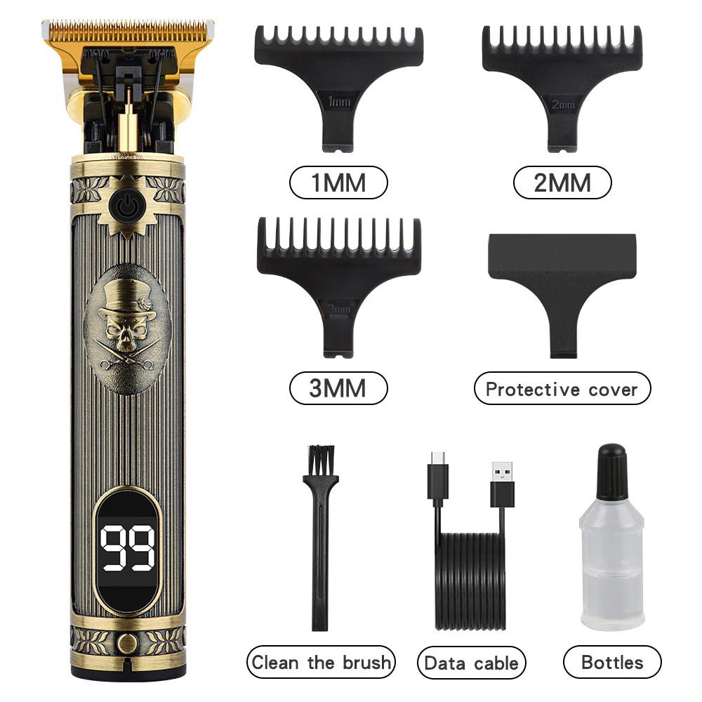 Professional T9 Hair Trimmer for Men - Electric Shaver - Oba Buy