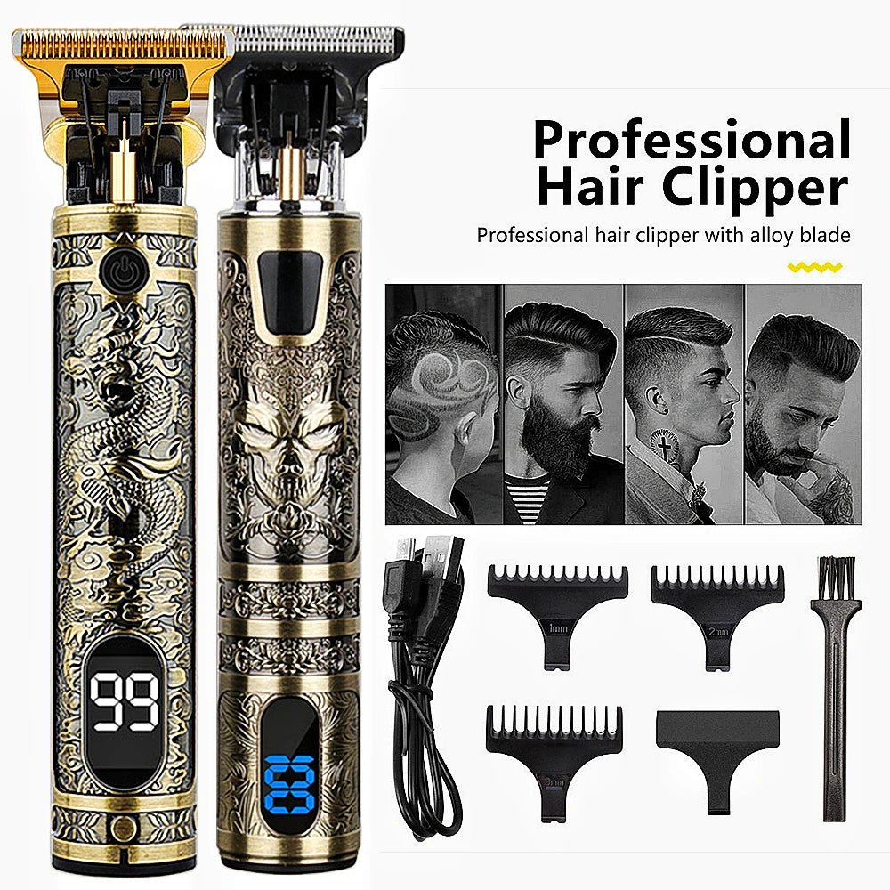 Professional T9 Hair Trimmer for Men - Electric Shaver - Oba Buy