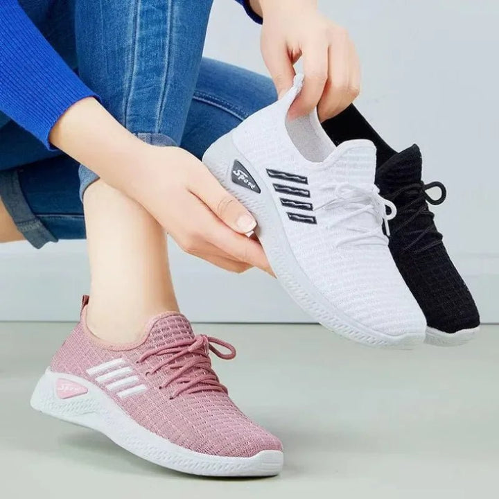 Spring Mesh Runners: Lightweight Sneakers - Oba Buy