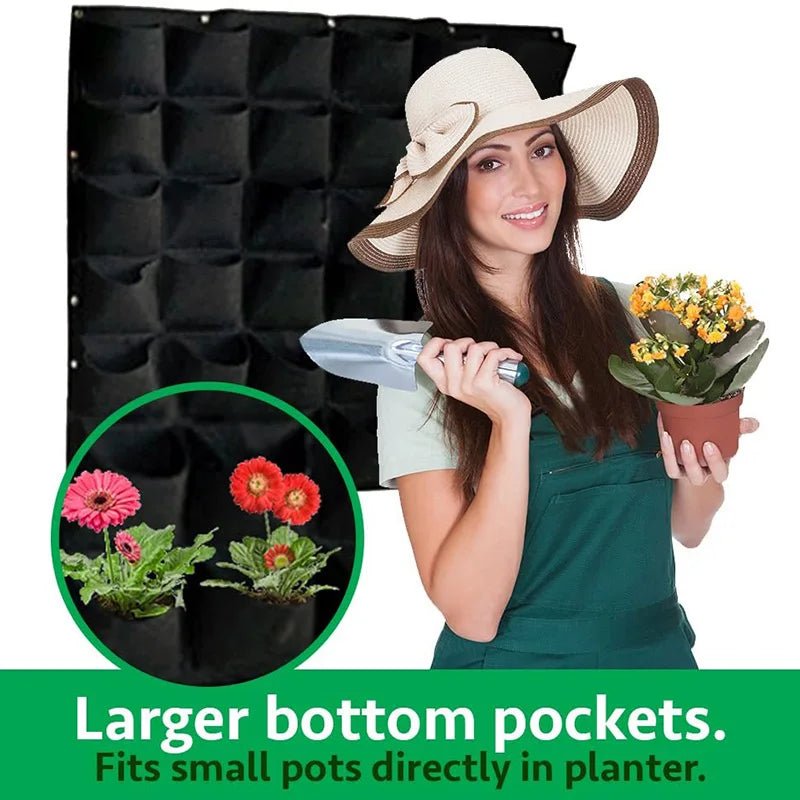 Vertical Hanging Garden Bag for Indoor & Outdoor Plants - Oba Buy