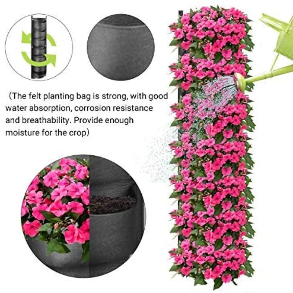 Vertical Hanging Garden Bag for Indoor & Outdoor Plants - Oba Buy