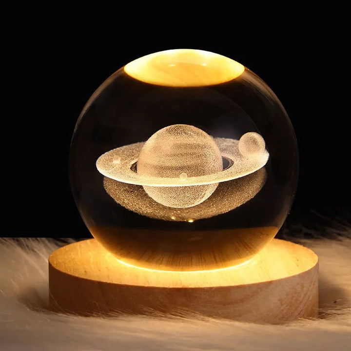 Celestial Glow Crystal Ball Night Light - Oba Buy