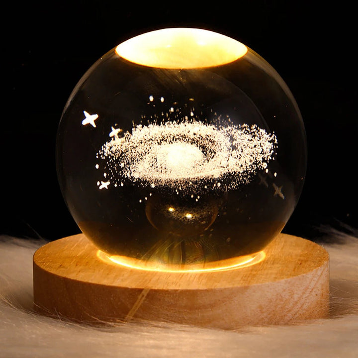 Celestial Glow Crystal Ball Night Light - Oba Buy