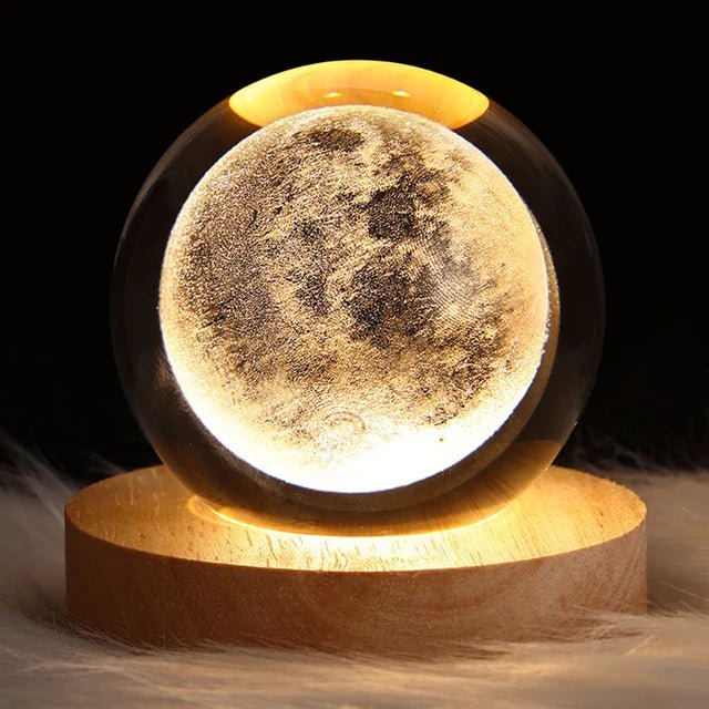 Celestial Glow Crystal Ball Night Light - Oba Buy