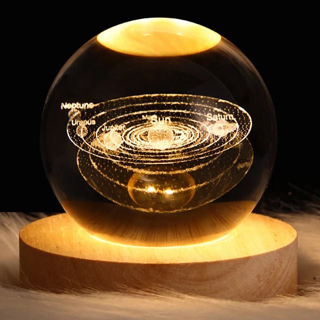 Celestial Glow Crystal Ball Night Light - Oba Buy