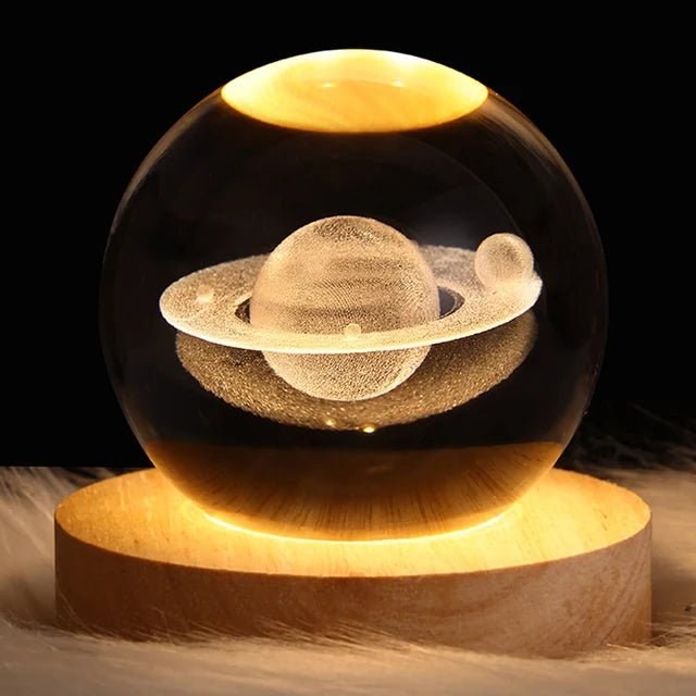 Celestial Glow Crystal Ball Night Light - Oba Buy