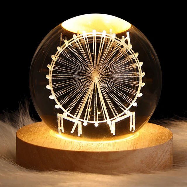 Celestial Glow Crystal Ball Night Light - Oba Buy