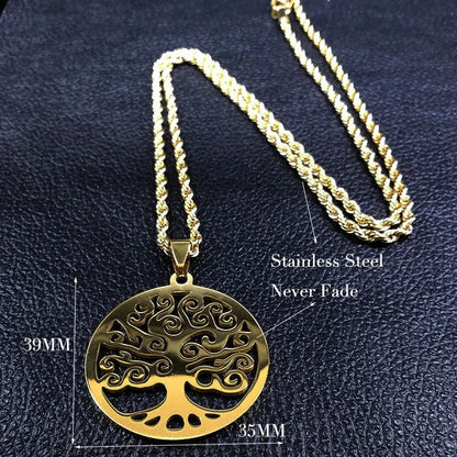 Golden Arbor Necklace - Oba Buy