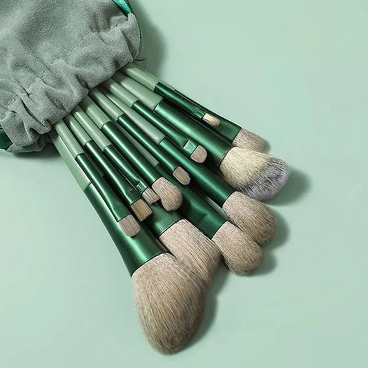 ElegancePro Makeup Brush Set: Essential 13-Piece Kit - Oba Buy