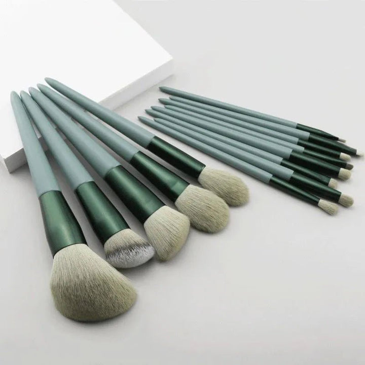 ElegancePro Makeup Brush Set: Essential 13-Piece Kit - Oba Buy