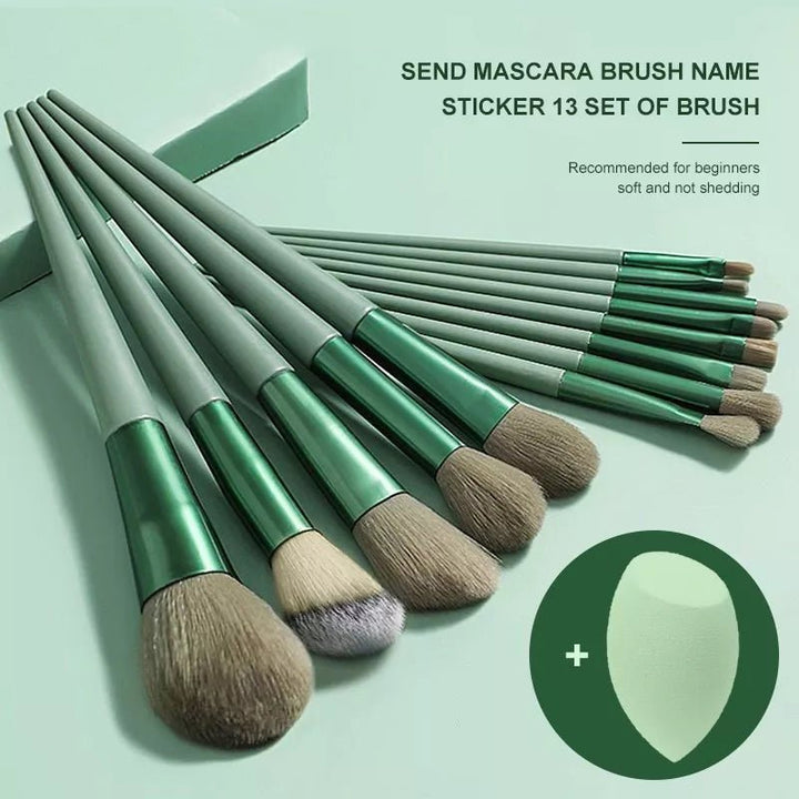 ElegancePro Makeup Brush Set: Essential 13-Piece Kit - Oba Buy