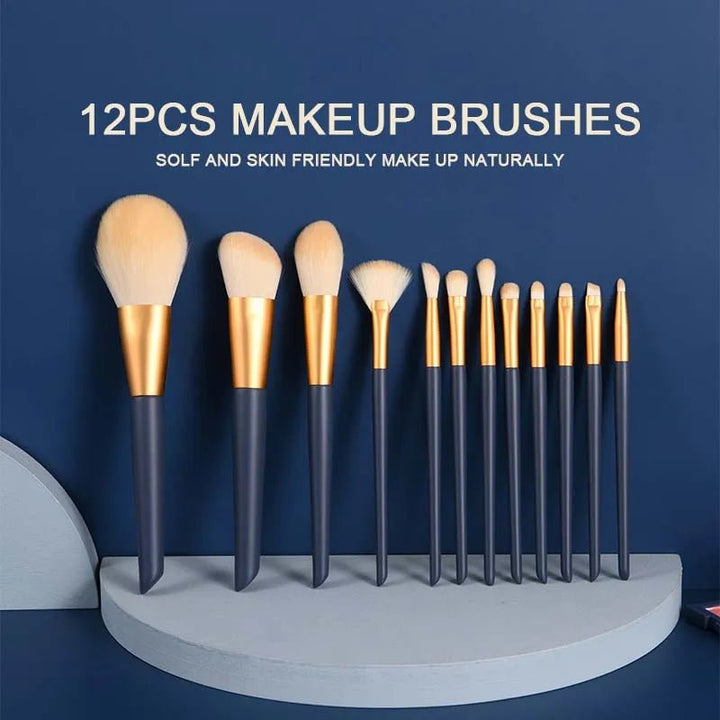 ElegancePro Makeup Brush Set: Essential 13-Piece Kit - Oba Buy