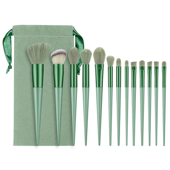 ElegancePro Makeup Brush Set: Essential 13-Piece Kit - Oba Buy