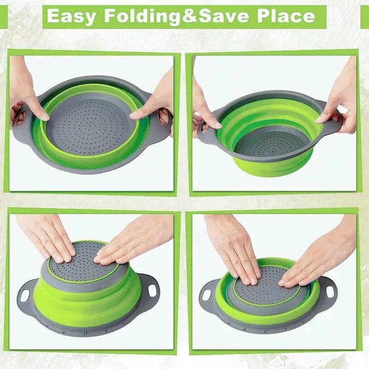 Foldable Silicone Drain Basket - Oba Buy