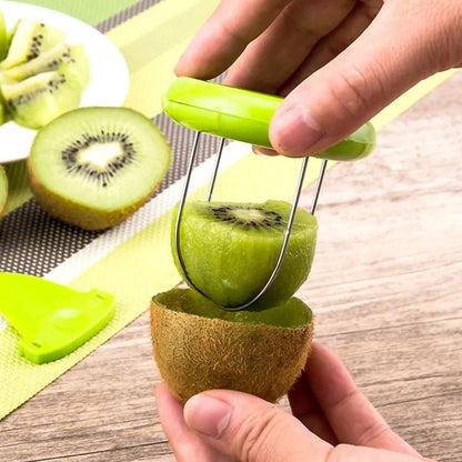 KiwiSlice Pro: Kiwi Cutting Kitchen Tool - Oba Buy