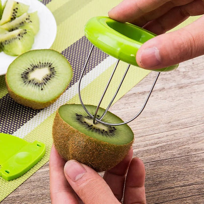 KiwiSlice Pro: Kiwi Cutting Kitchen Tool - Oba Buy