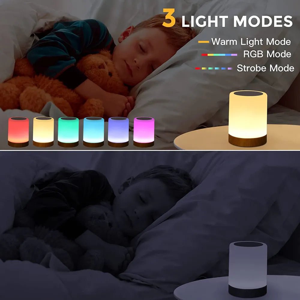 LightPlay RGB Interactive Bedside Lamp for Kids - Oba Buy