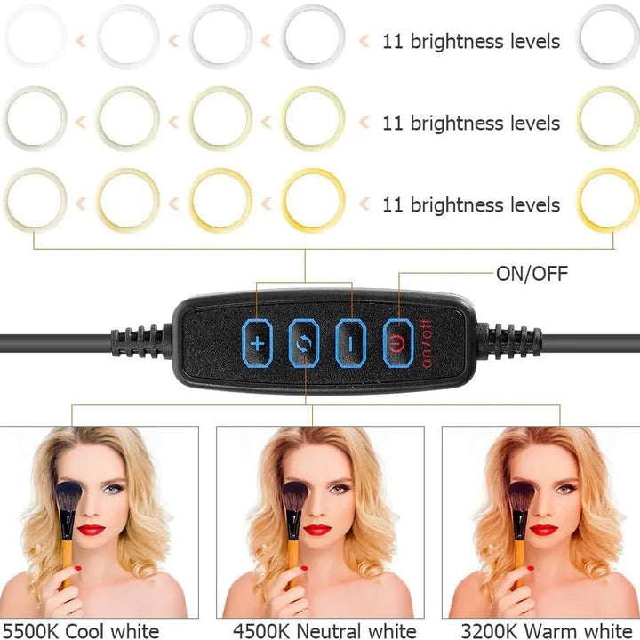 LuminaGlow LED Photography RingLight - Oba Buy