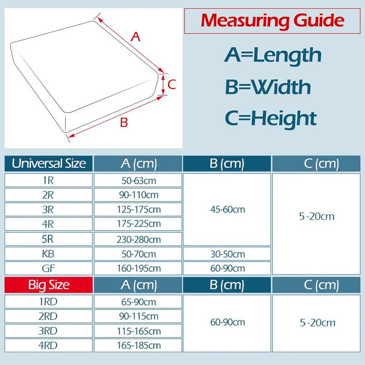 Sofa Dust Cover - Waterproof & High Elasticity - Oba Buy