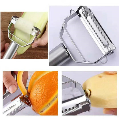 VeggieMaster Stainless Vegetable Peeler: Easy Kitchen Prep - Oba Buy