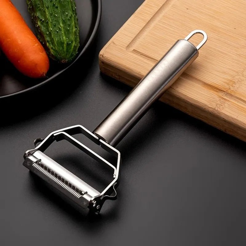 VeggieMaster Stainless Vegetable Peeler: Easy Kitchen Prep - Oba Buy