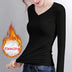 Winter Velvet Fit: SlimFit Thermal T-Shirt - Women's Cropped Tee - Oba Buy